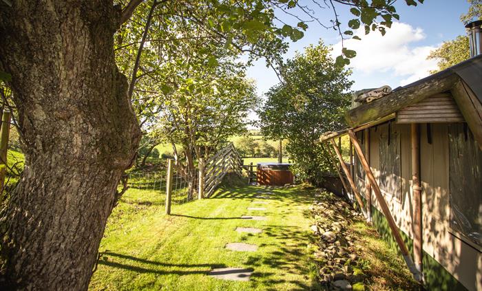 Secluded spot for watching the wildlife and the countryside.
